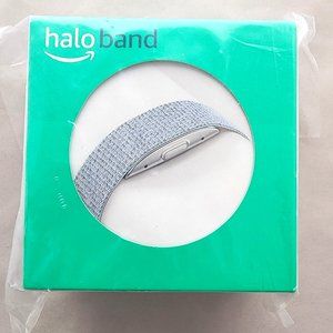 BRAND NEW Amazon Halo Band Activity Tracker - Winter/Silver, Medium Halo Band in